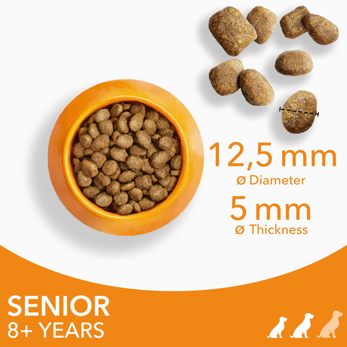 IAMS Senior Small Medium Complete Dry Dog Food Chicken 3kg - With DentalCare System