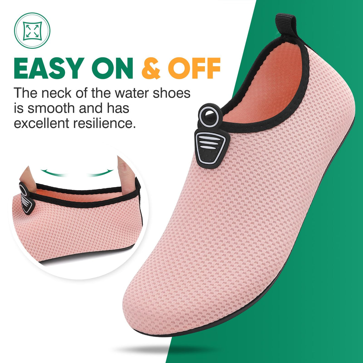 Water Shoes for Women Men Beach Quick-Dry Swim Aqua Socks Breathable Barefoot Shoes for Beach Surfing Driving Pool Yoga