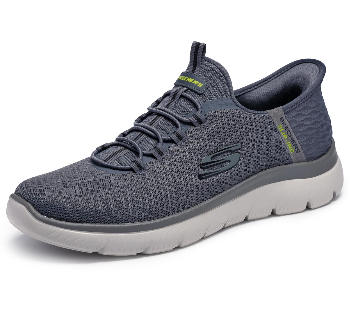 Skechers Men's Slip-Ins Summits High Range Trainers, White