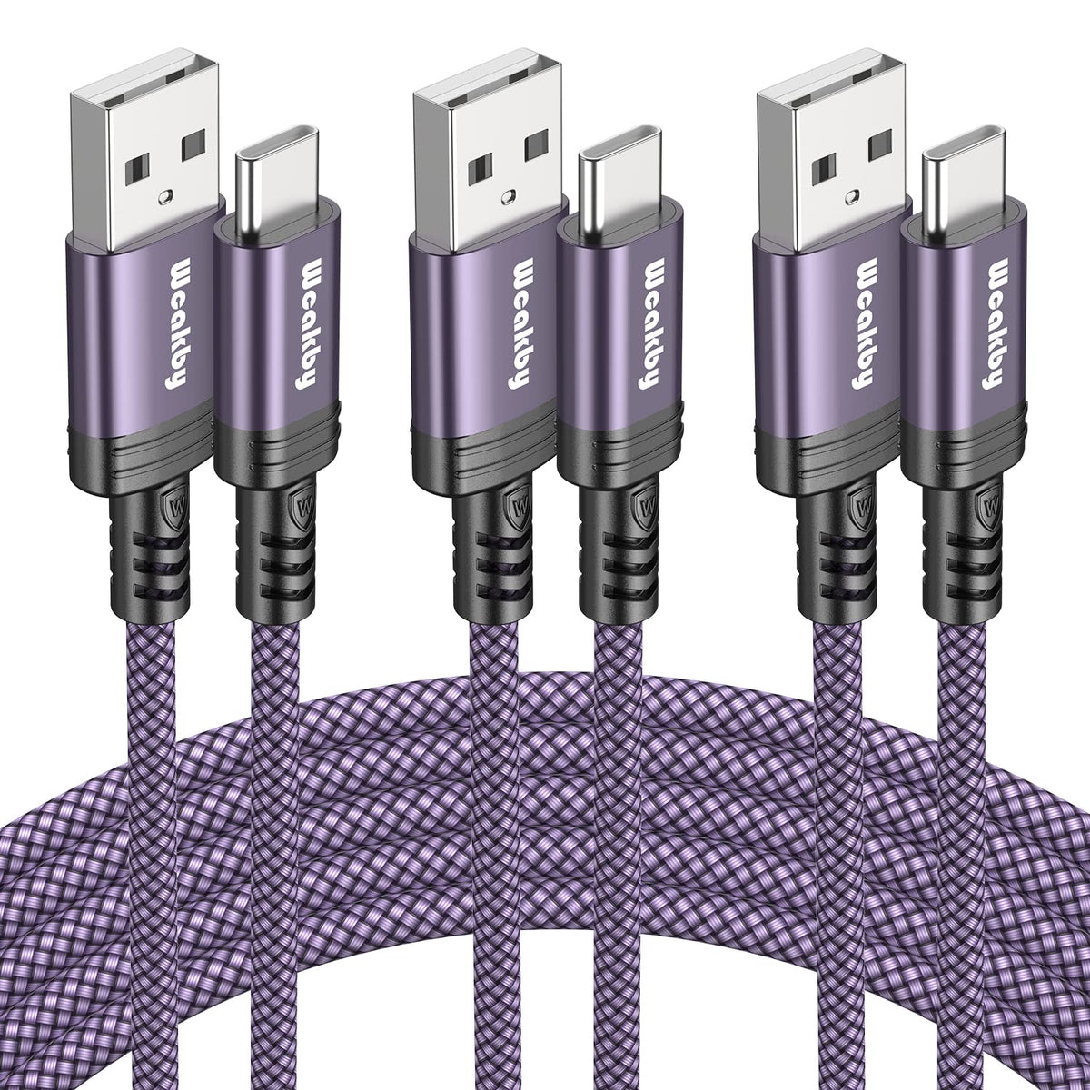 Samsung Charger Cable fast charge 4 Pack 1M+1M+2M+2M USBC to USB Cable for Samsung S23 iPhone 15 Pro Max Plus Switch PlayStation 5 Google Pixel 7 Pro Huawei etc.