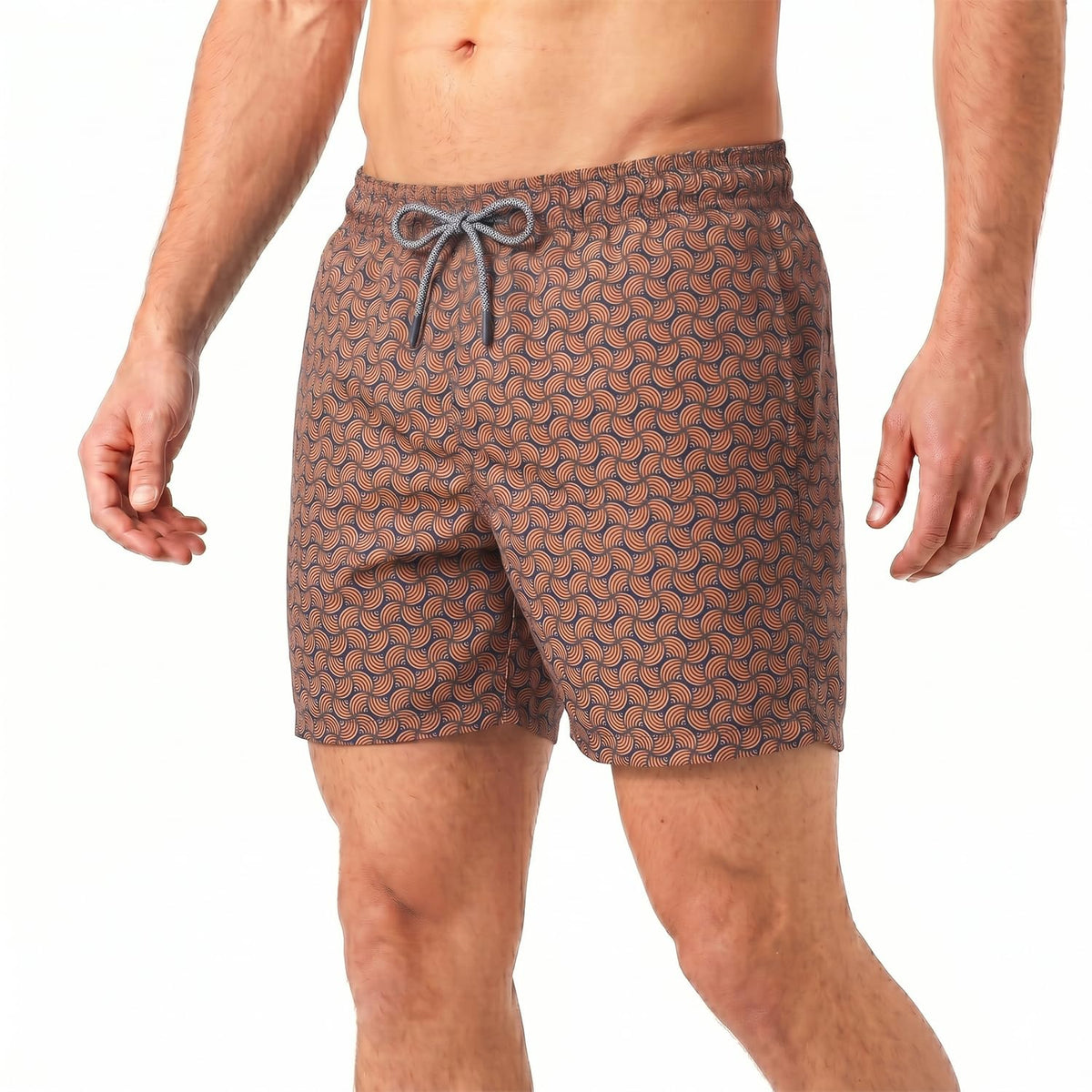 RIPT Men’s Quick Dry Swim Shorts Mesh Lining Drawstring UV 50 Beach Trunks