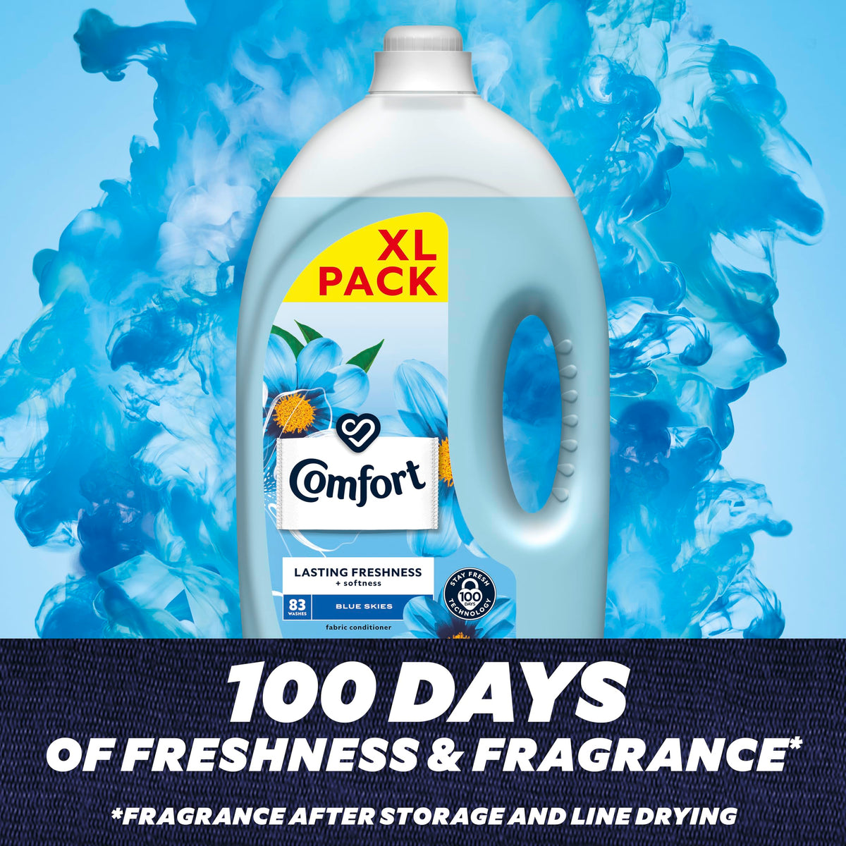 Comfort Perfume Creations Passion Bloom Fabric Conditioner Motion-Activated Fragrance Technology 100 Days of Freshness 30 washes (900 ml)