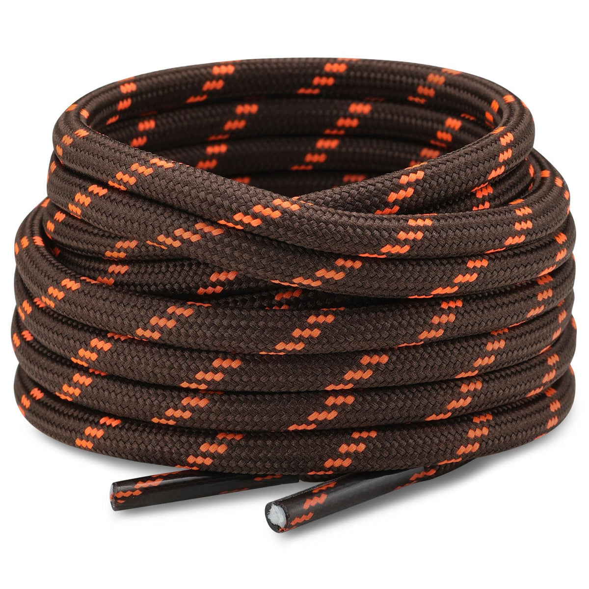 Stepace 2 Pairs Round Heavy Duty Boot Laces for Hiking and Work Boots