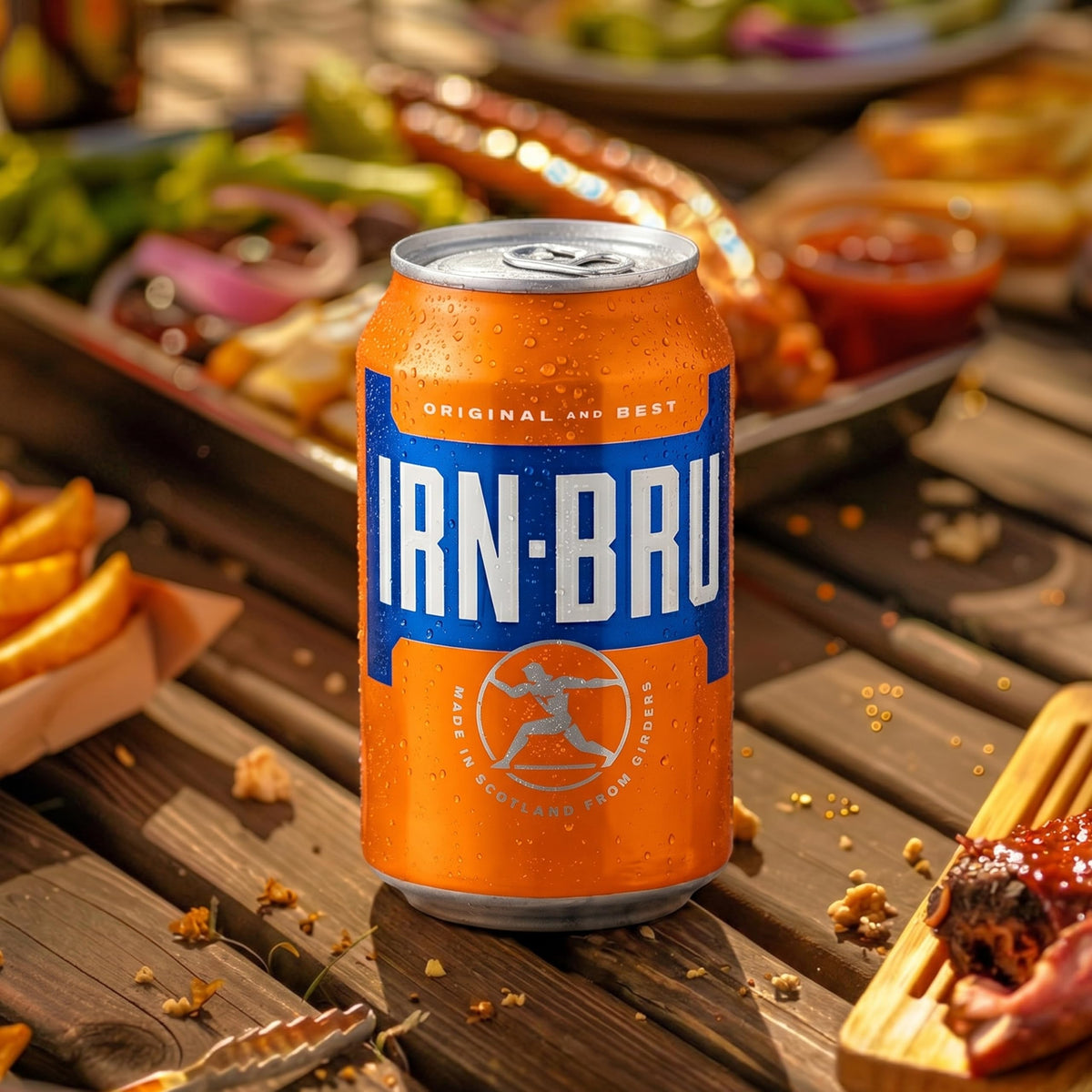 IRN-BRU Carbonated Soft Drink, 24 Pack, 330ml Cans