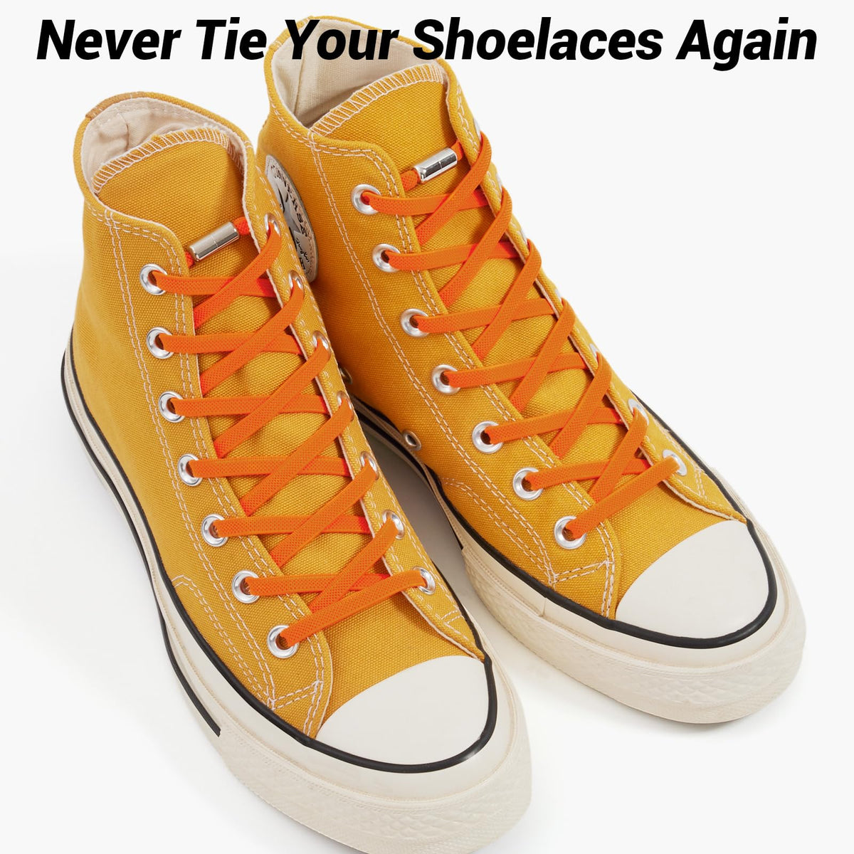 Handshop 2 Pairs Elastic Laces, No Tie Shoelaces for Trainers