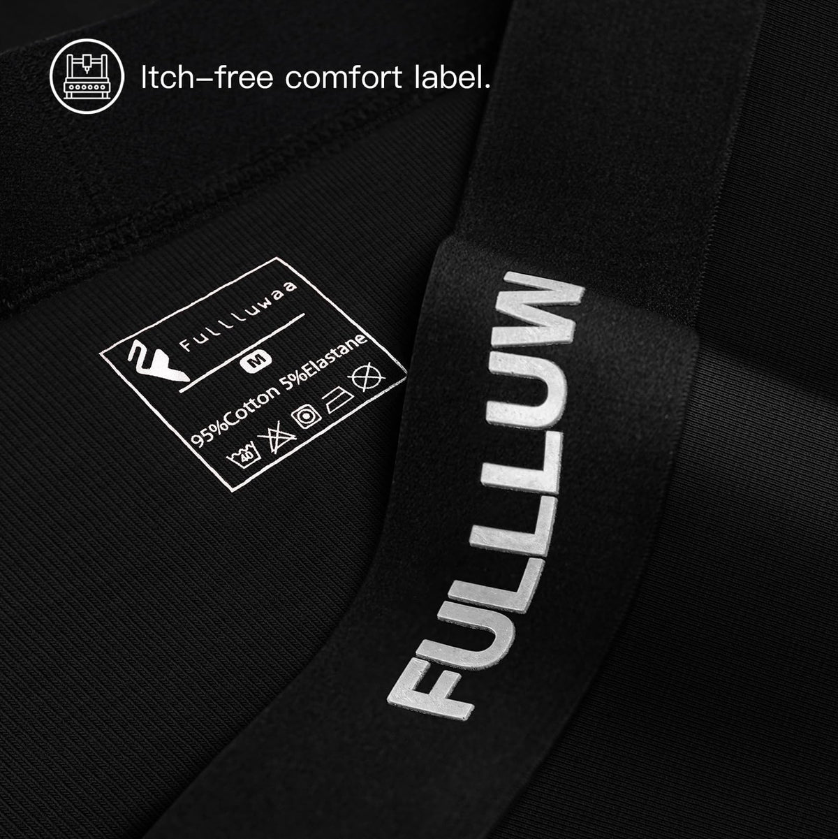 Fullluwaa Mens Boxers Cotton 10 Pack, No Scratch, Breathablee and Soft