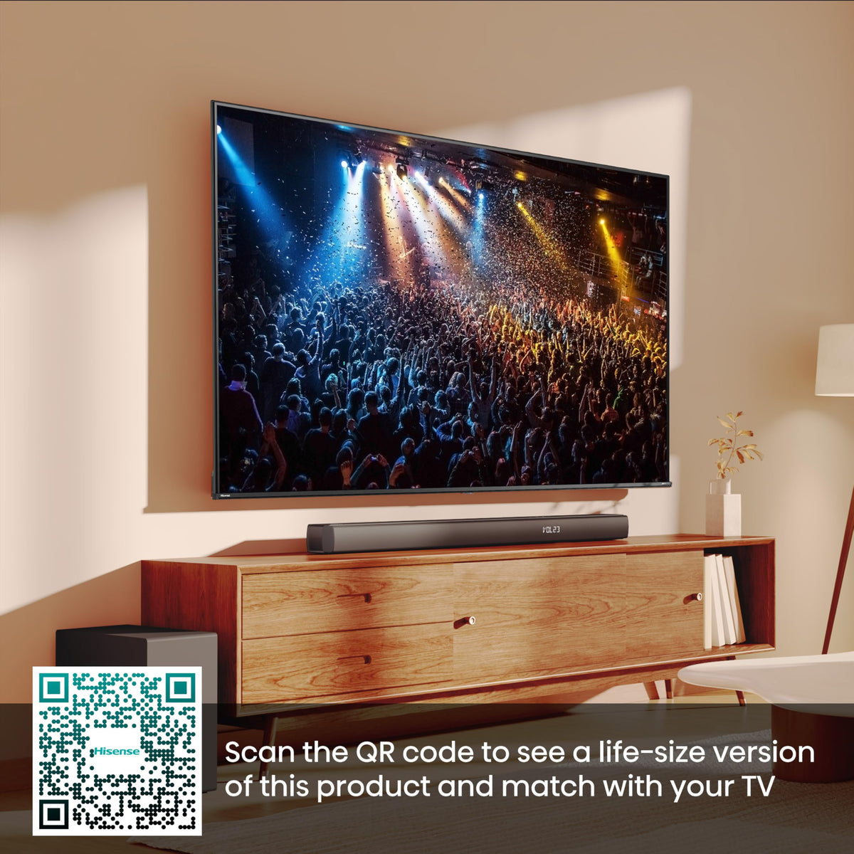 Hisense HS2000 2.1 CH All-In-One Soundbar for TV