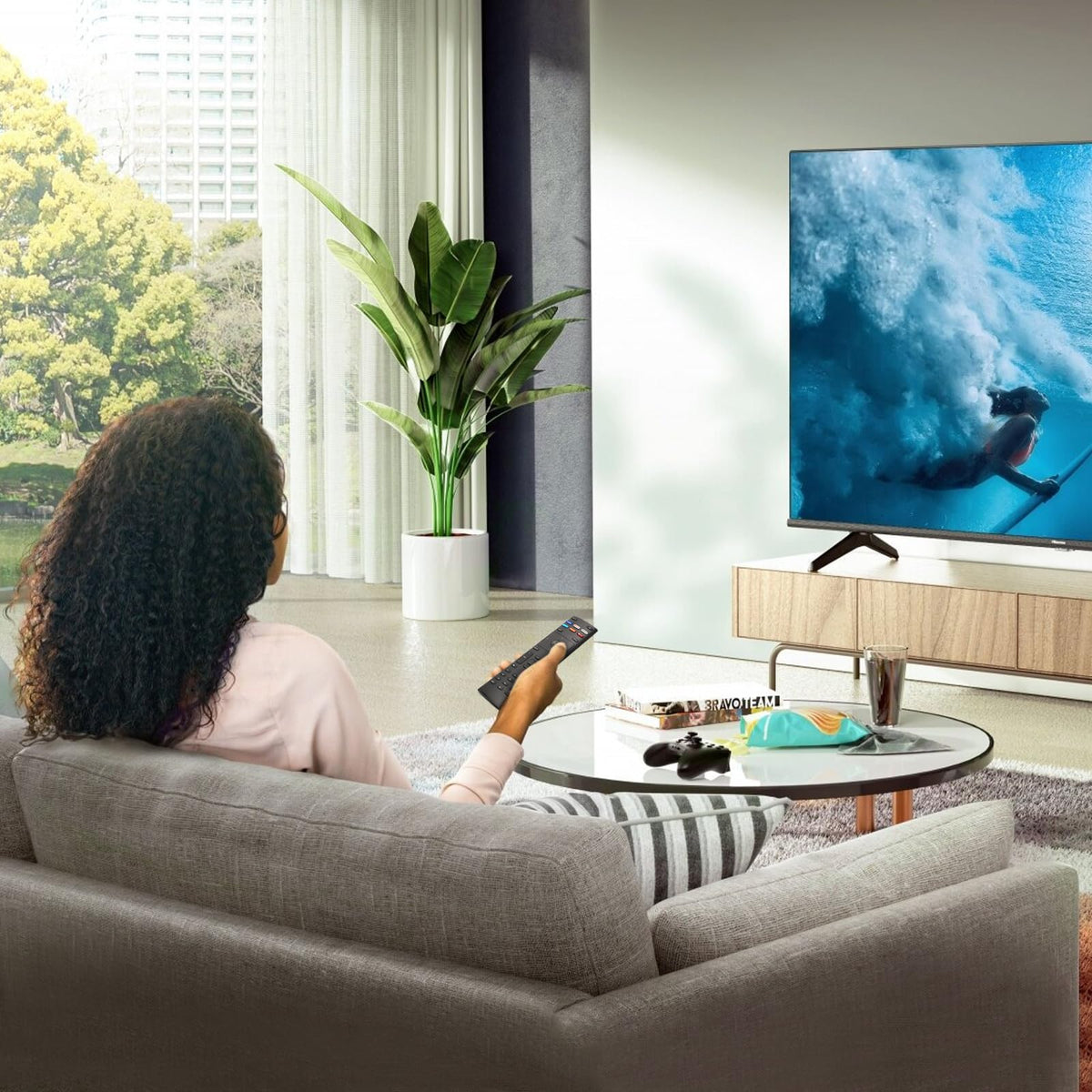 Universal-for-Samsung-Smart-TV-Remote, for Samsung Curved Qled Frame 4K TV