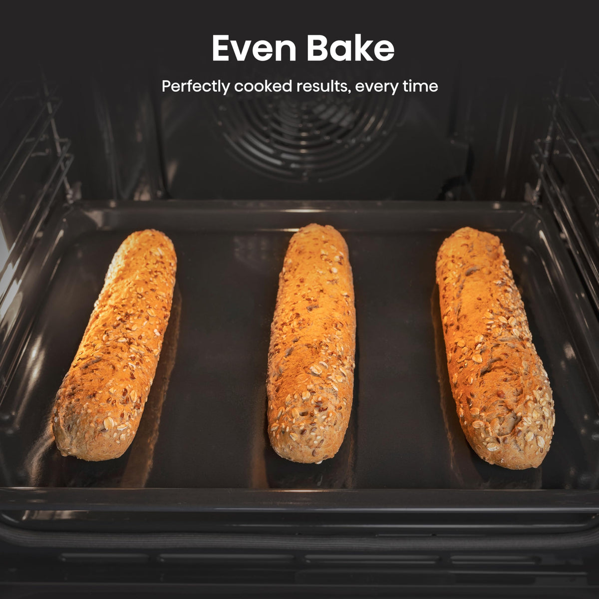 Hisense HDUKC60W 60cm Electric Cooker with Ceramic Hob-White, A Rated Double Oven 50L/80L [Energy Class A]