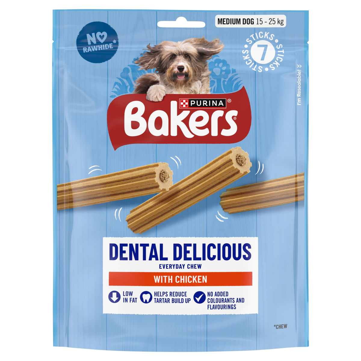 BAKERS Sizzlers Bacon Dog Treats 315g (Pack of 3)