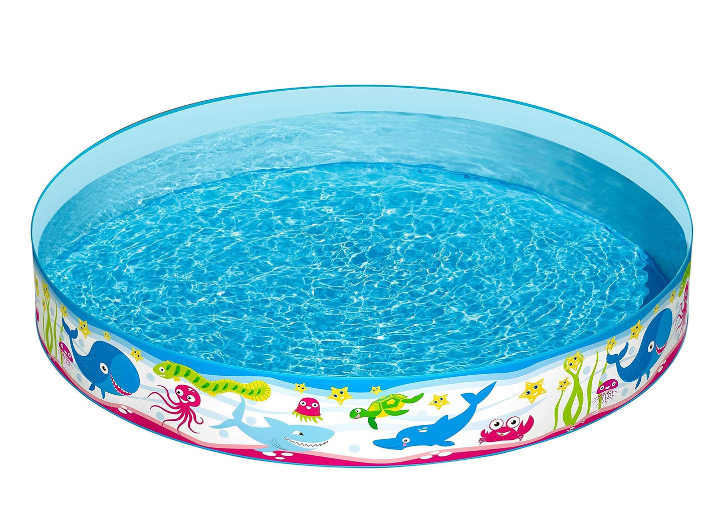 Bestway Sea Creature Kids Paddling Pool — 48 inch Round, 219 Litres | Toddlers & Children