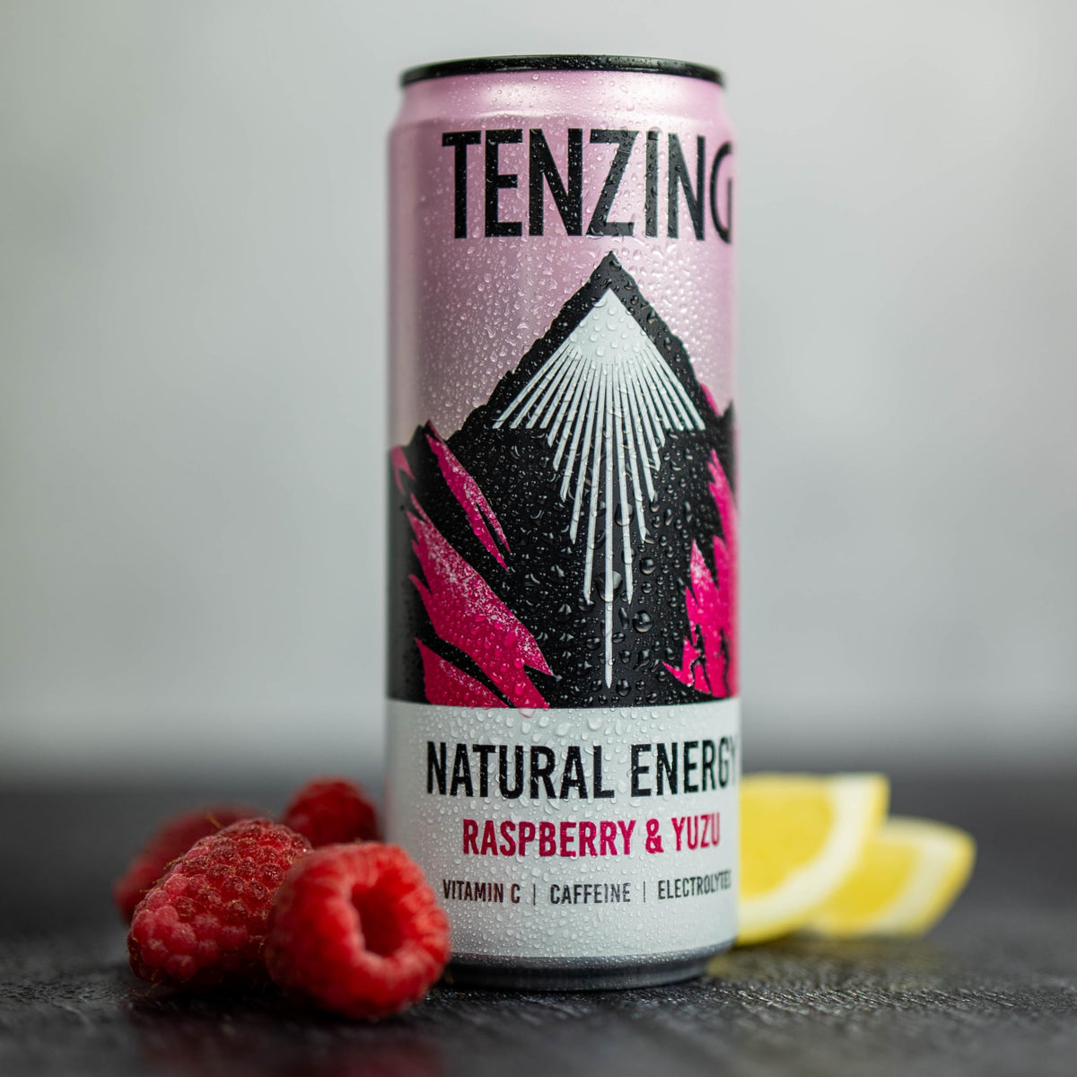 TENZING Natural Energy Drink, Plant Based, Vegan, & Gluten Free, +BCAA, Apple & Seaberry, 330ml (Pack of 12) - Packaging may vary