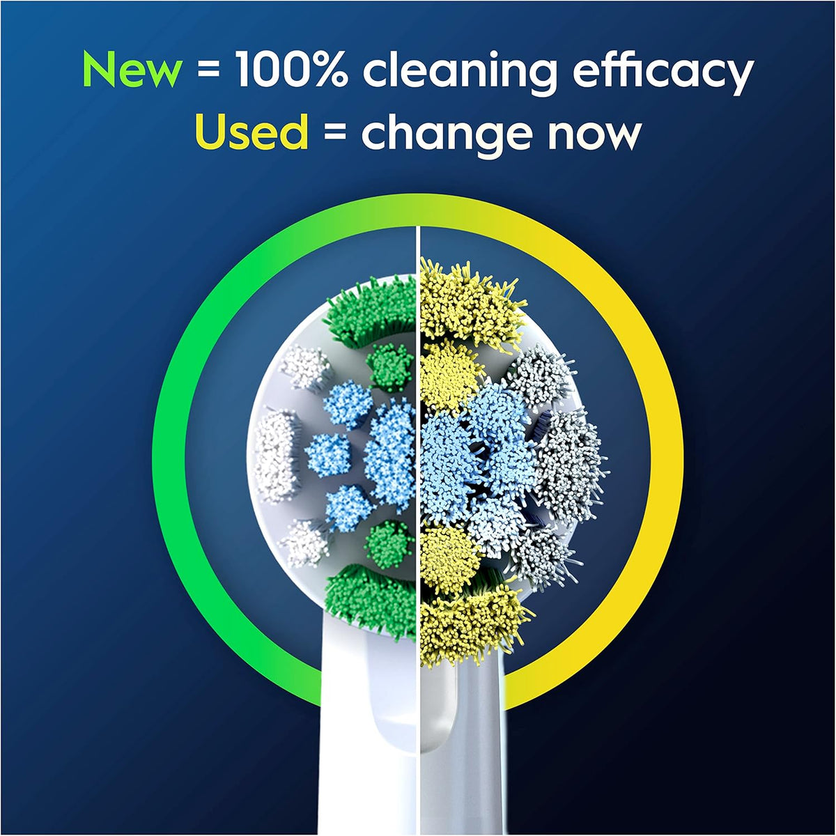 Oral-B Pro Precision Clean Toothbrush Heads, Pack of 8 Counts, Suitable for Mailbox