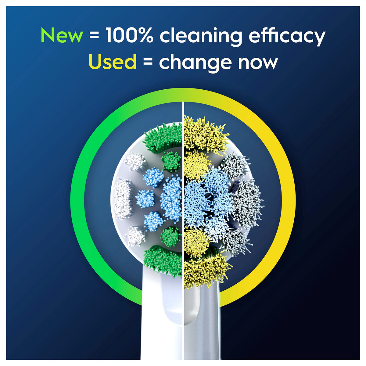 Oral-B Pro Precision Clean Toothbrush Heads, Pack of 8 Counts, Suitable for Mailbox