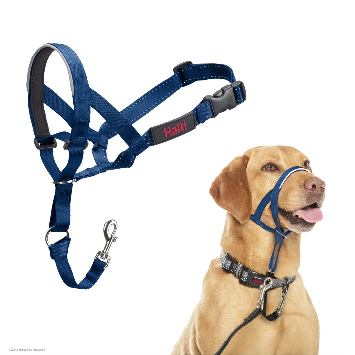 Halti Headcollar for Dogs | Size 3, Black