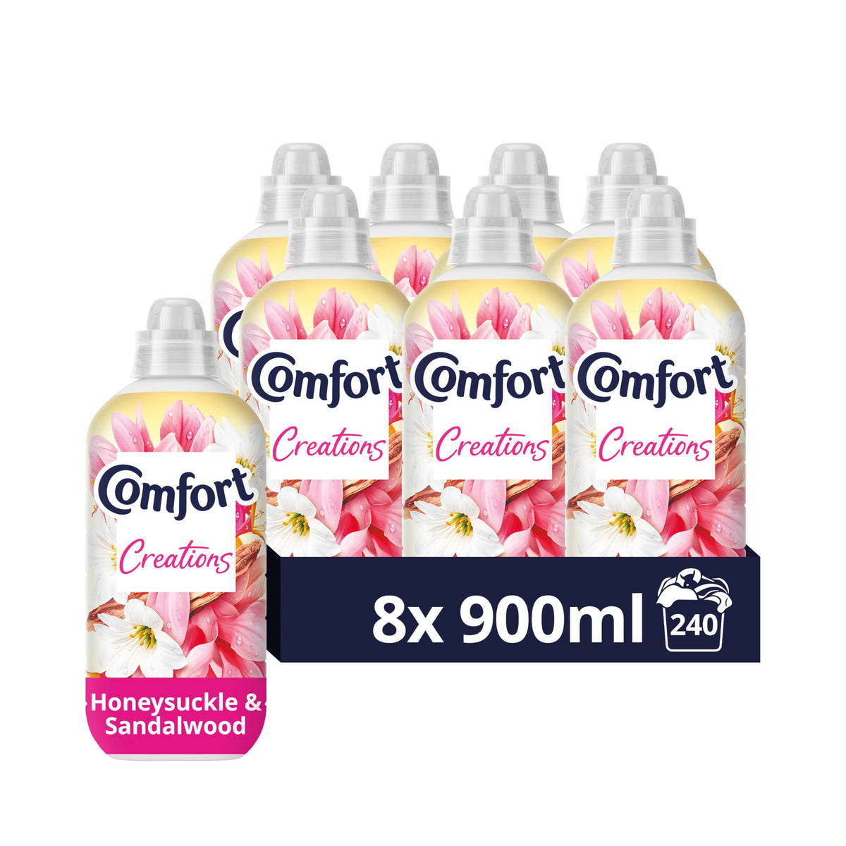 Comfort Perfume Creations Passion Bloom Fabric Conditioner Motion-Activated Fragrance Technology 100 Days of Freshness 30 washes (900 ml)