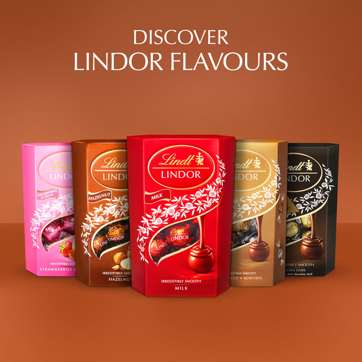 Lindt Lindor White Chocolate Truffles – 200g Box (Approx. 16 Balls) – Smooth Filling – Gift, Birthday, Congratulations Treat
