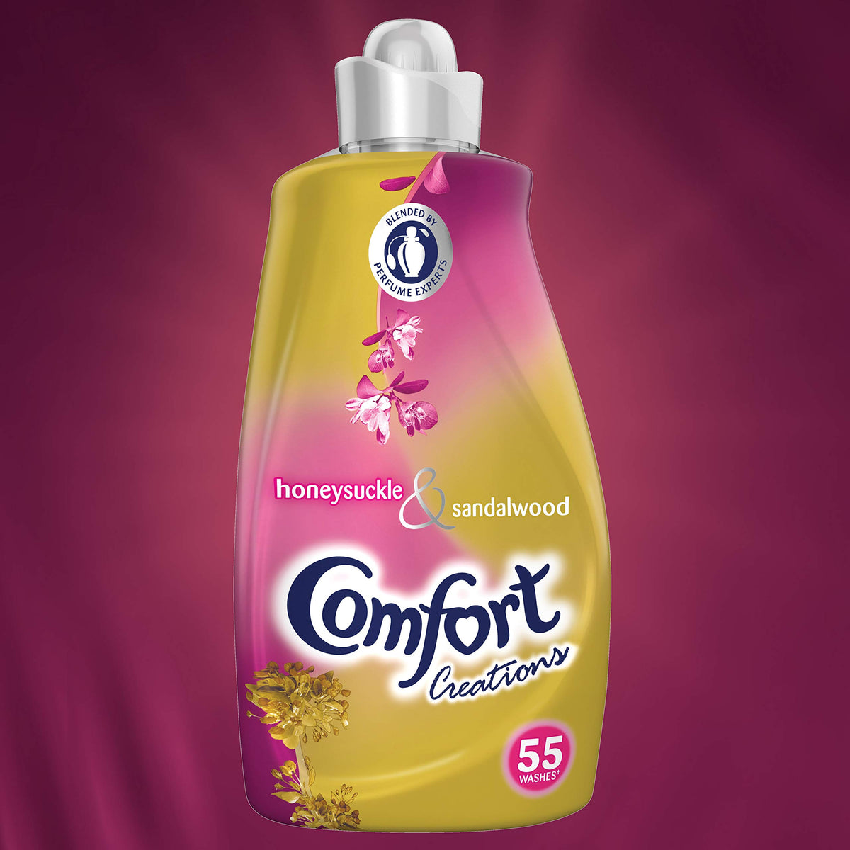 Comfort Perfume Creations Passion Bloom Fabric Conditioner Motion-Activated Fragrance Technology 100 Days of Freshness 30 washes (900 ml)