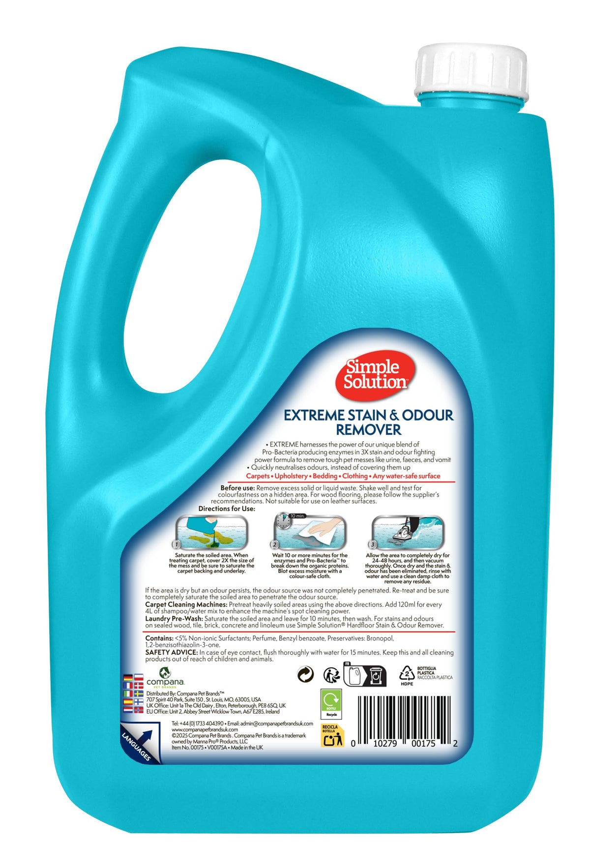 Simple Solution Extreme Pet Stain and Odour Remover Triple Strength 500ml