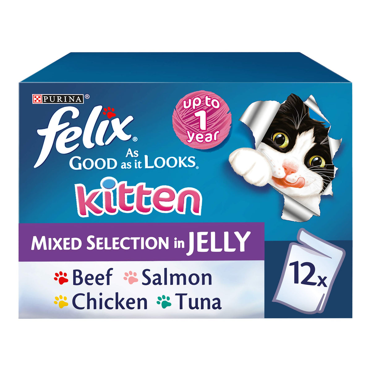 FELIX Doubly Delicious Countryside Selection in Jelly Wet Cat Food 40x85g