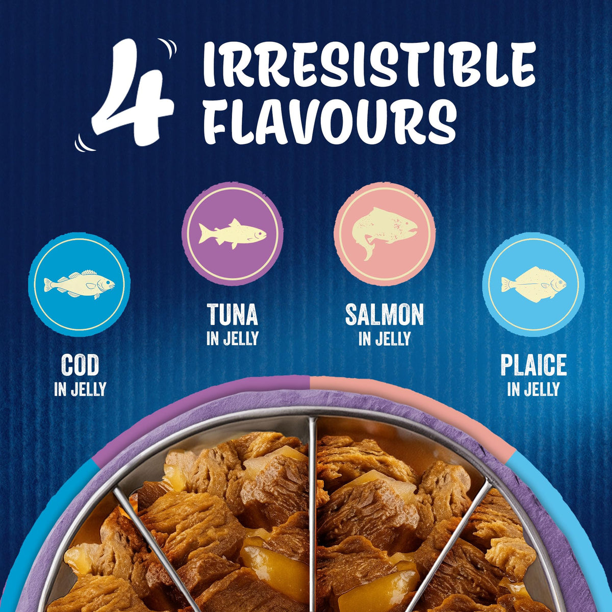 FELIX Doubly Delicious Countryside Selection in Jelly Wet Cat Food 40x85g