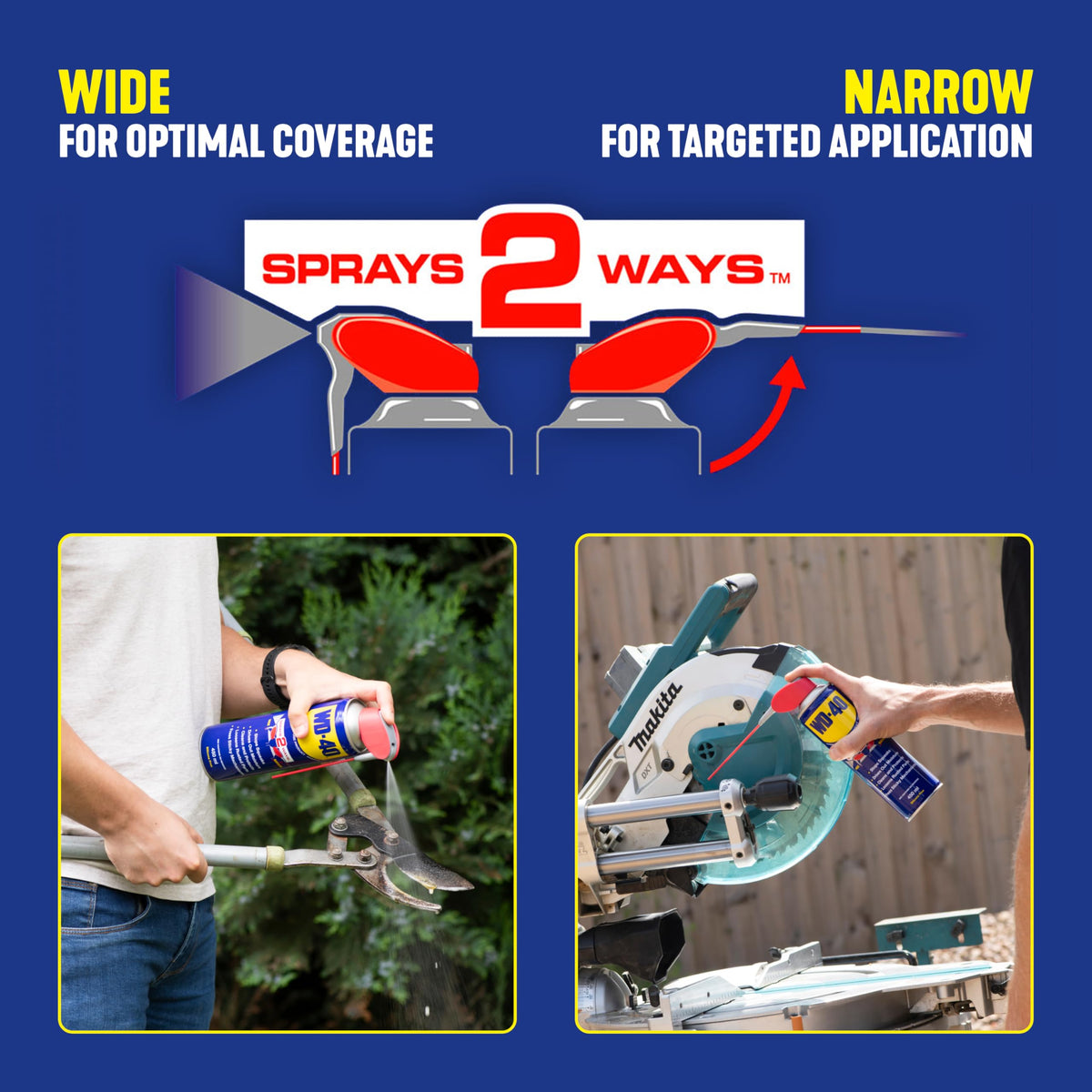 WD-40 Multi-Use Product Lubricant Spray, Smart Straw, Hinges & Locks, 450ml