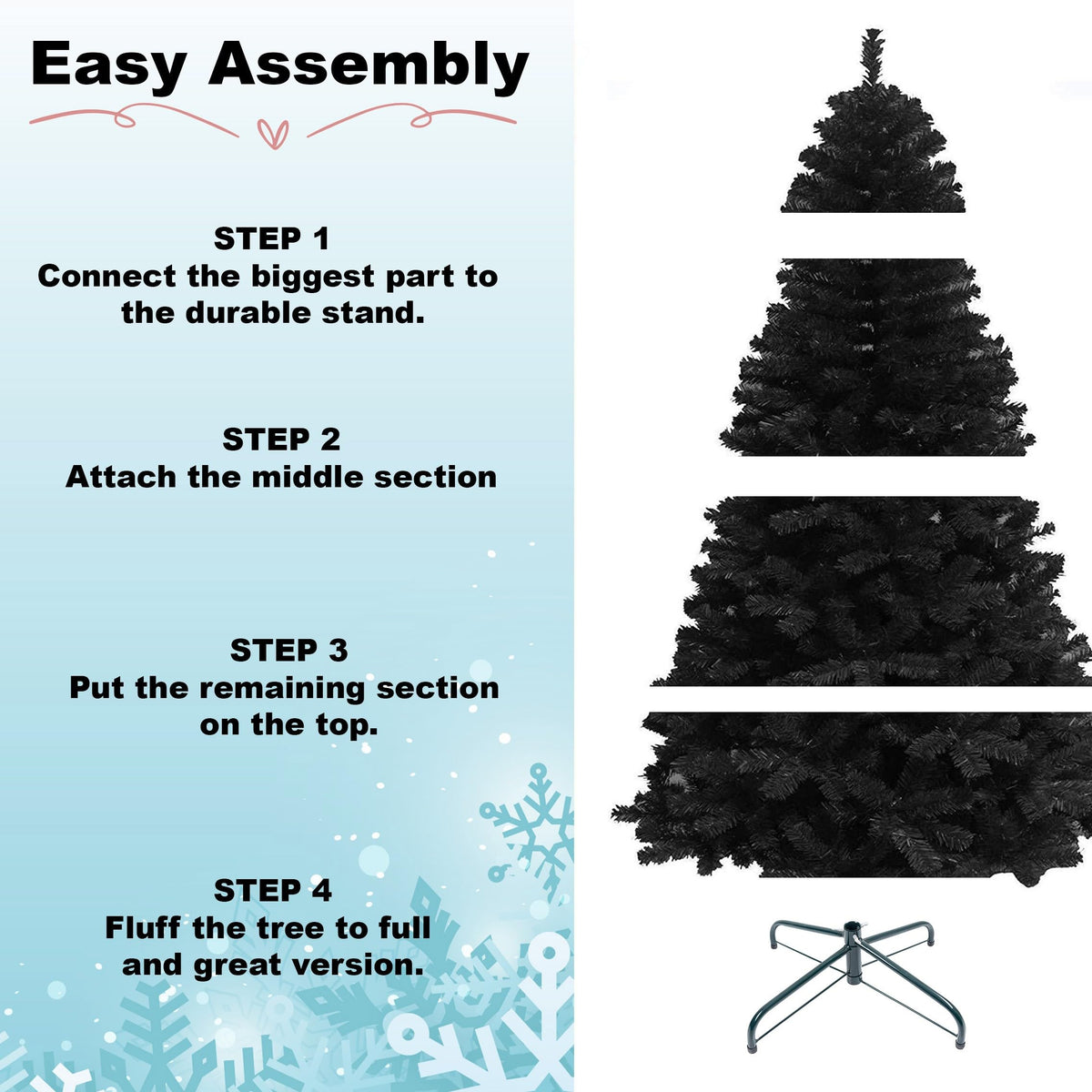 SHATCHI 6ft/1.8m Alaskan Pine Green Artificial Christmas Tree Bushy 550 Tips Xmas Home Decorationations Decorations
