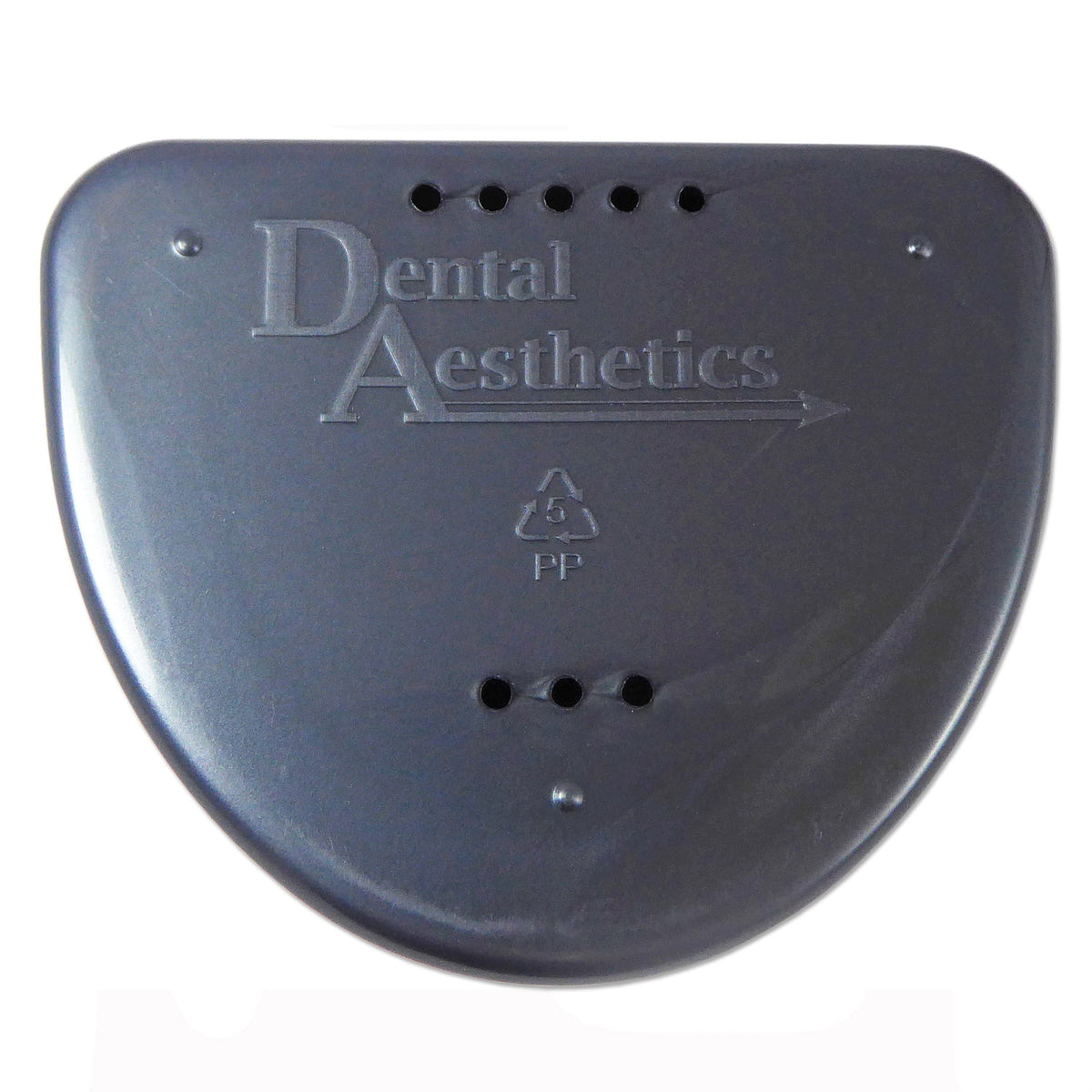 Slim Orthodontic Dental Case -for Retainers, Dentures & More (White)