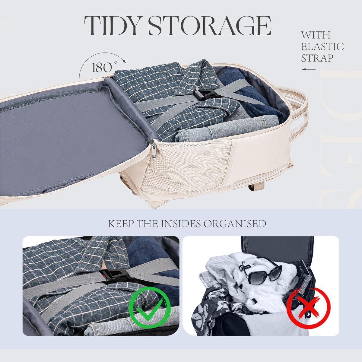 For Ryanair Cabin Bags 40x30x20 Underseat Travel Carry-on School Backpack