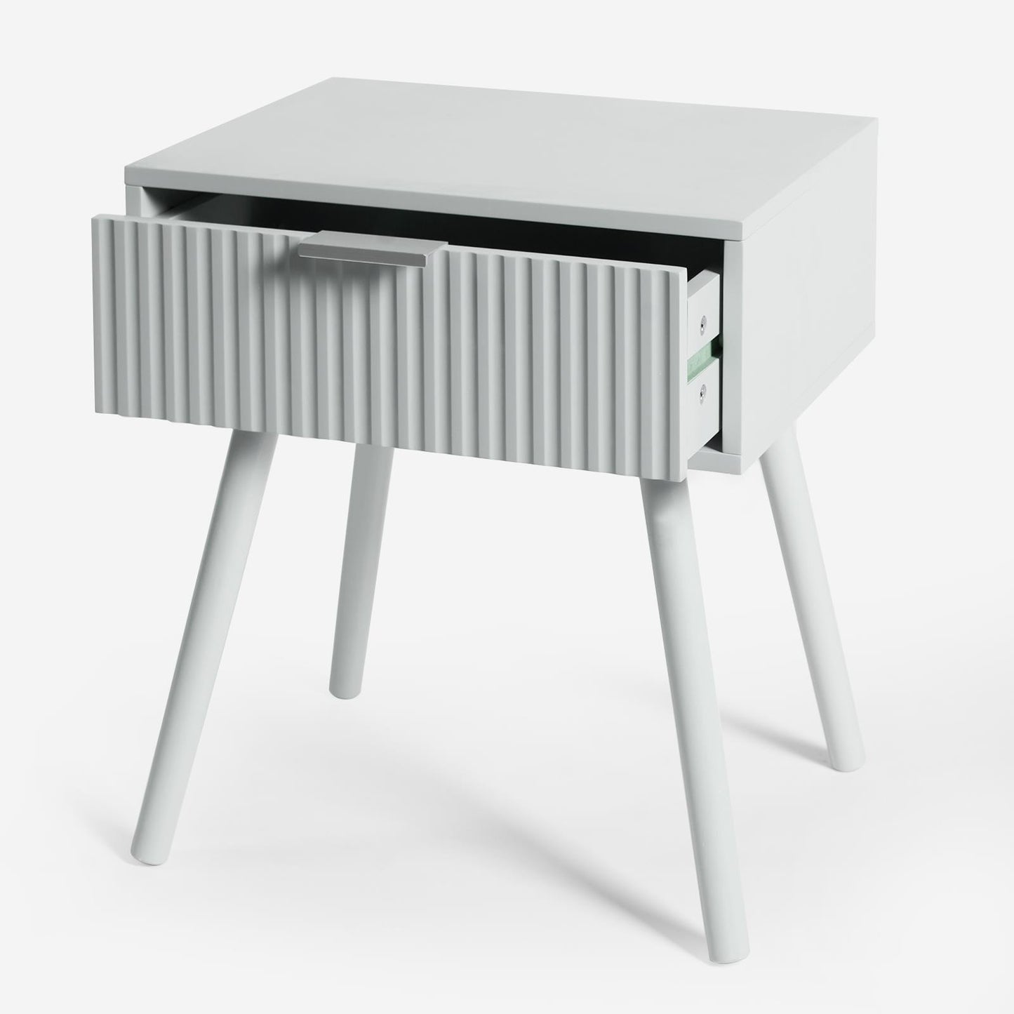 OHS Venice Nightstand Bedside Table 1 Drawer End Side Storage Cabinet