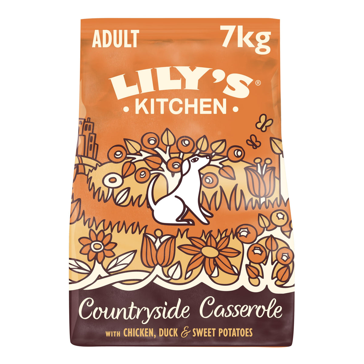 Lily's Kitchen Made with Natural Ingredients Adult Dry Dog Food Chicken & Duck Grain-Free Recipe 2.5kg Bag