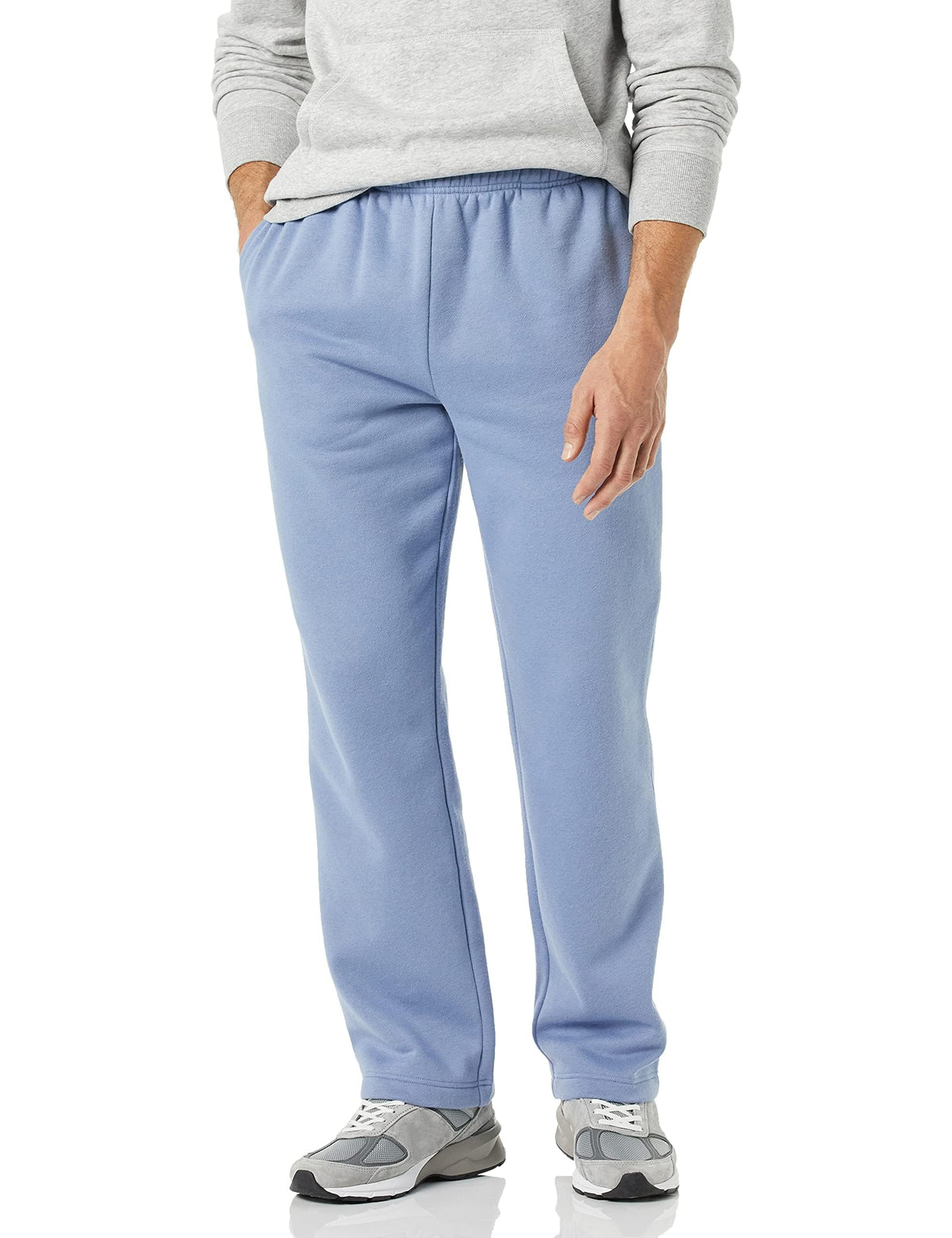 Amazon Essentials Men's Fleece Open Bottom Sweatpant (Available in Big and Tall)