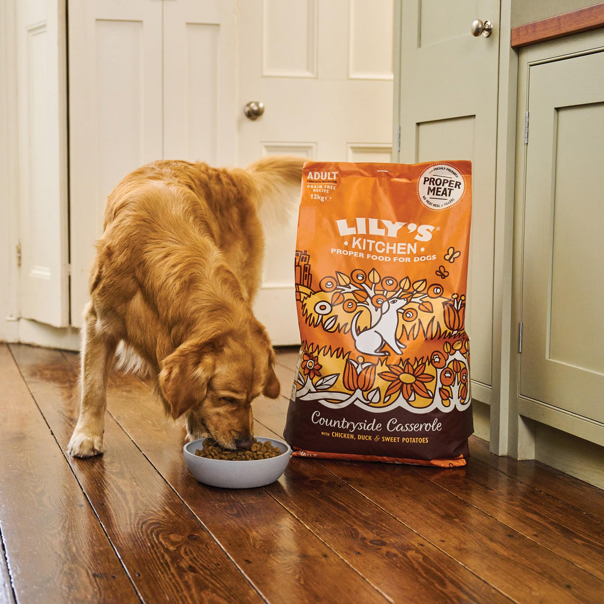 Lily's Kitchen Made with Natural Ingredients Adult Dry Dog Food Chicken & Duck Grain-Free Recipe 2.5kg Bag
