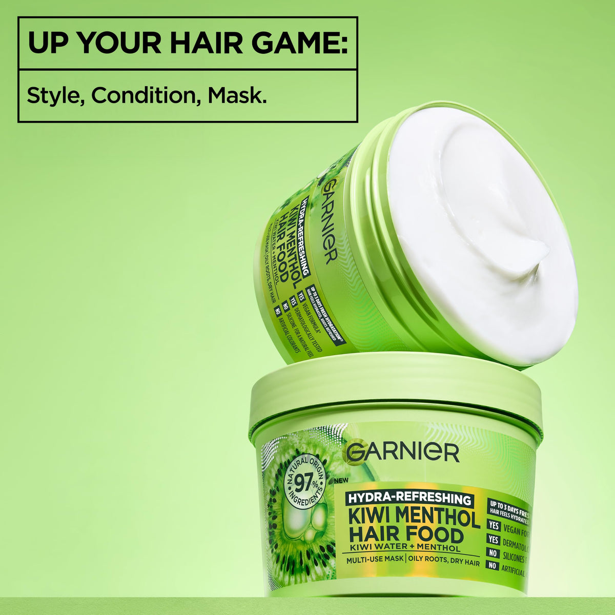 Garnier Hair Food Multi-use, 3-in-1 Hair Treatment Mask, Banana, 400ml