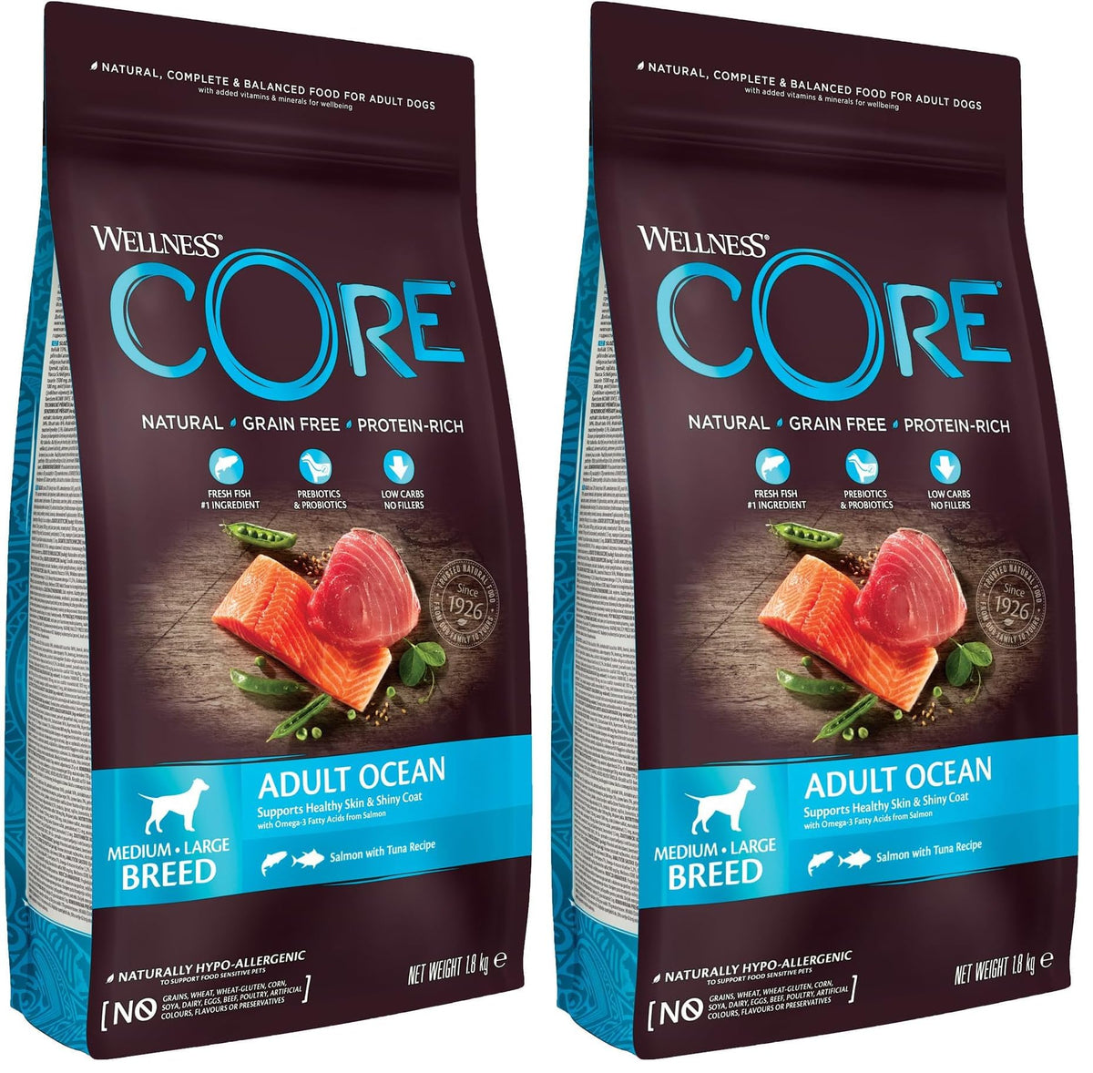 Wellness CORE Active Life 10 kg, Chicken & Turkey – Dry Dog Food