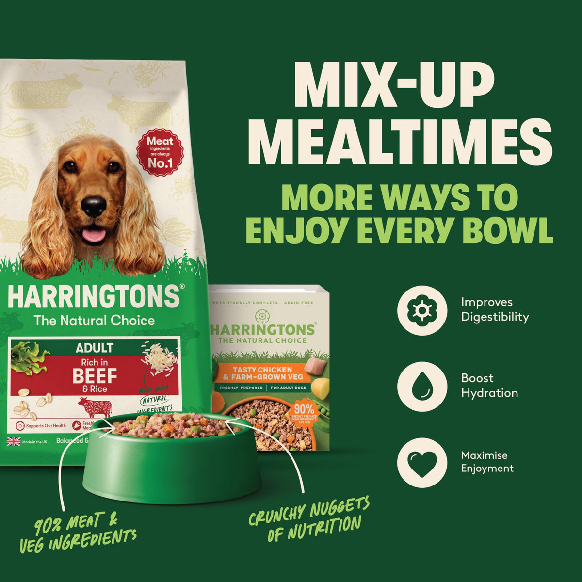 Harringtons Complete Dry Adult Dog Food Lamb & Rice 15kg