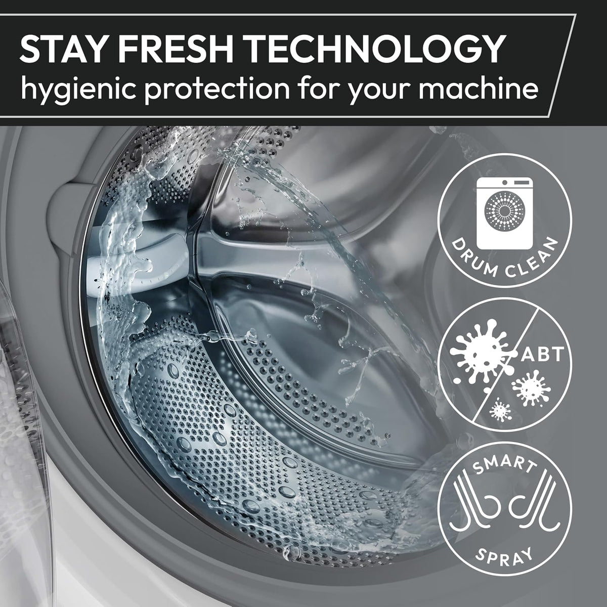 Hoover Pro Wash&Dry Series 3 Washer Dryer, 10+6kg, Graphite & Black, A-20%
