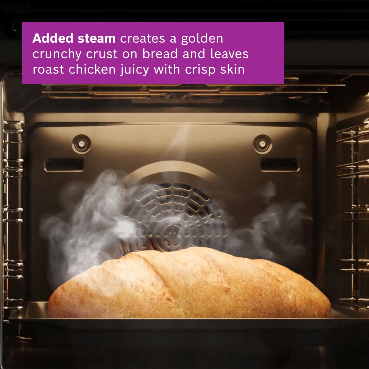 Bosch Series 4 HQA534BS3B Built-in Single Oven, A+ Rated, Brushed Steel