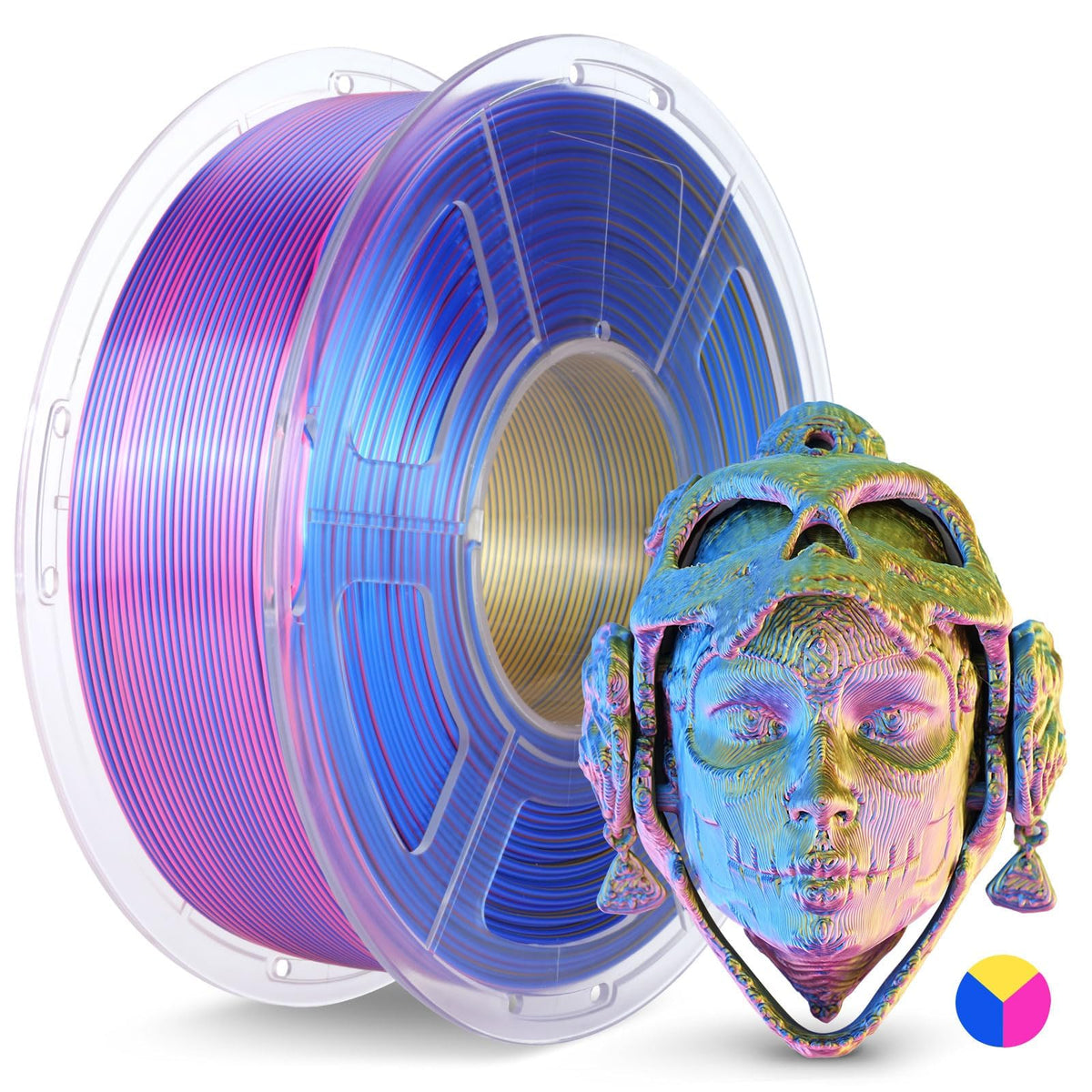JAYO PLA+ 3D Printing Filament 1.75 mm, 1.1KG (2.4lbs) Spool Black