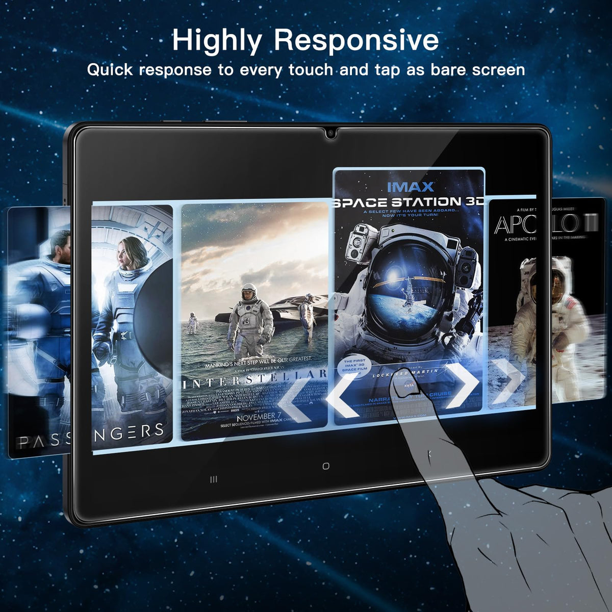 JETech Screen Protector for Galaxy Tab S10 Lite/S10 FE/S9 FE/S9, 2-Pack