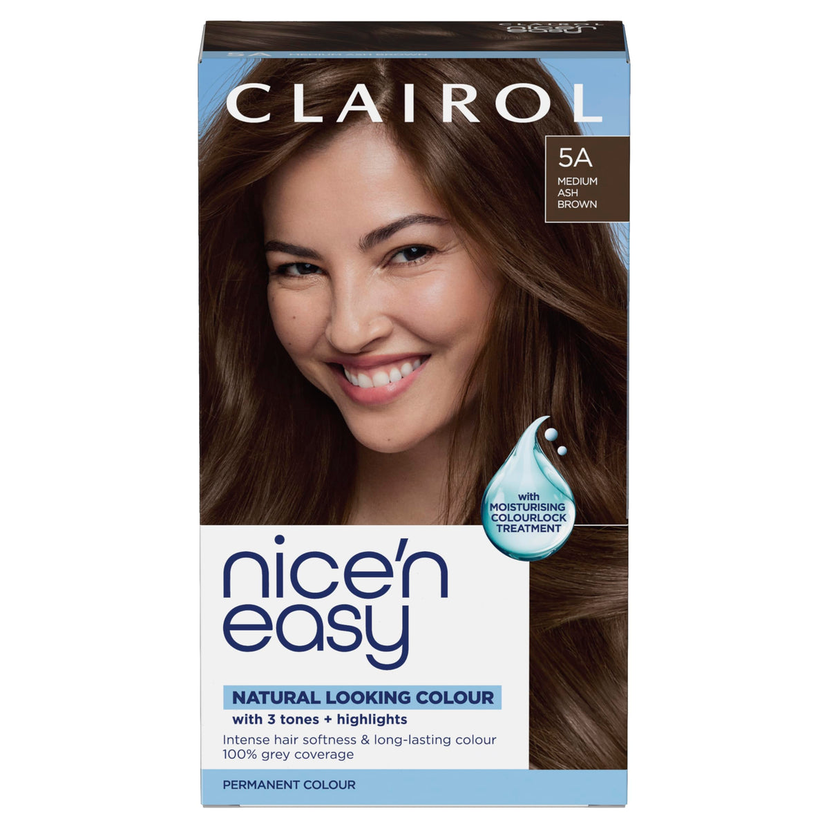 Clairol Nice'n Easy Crème Natural Looking Oil Permanent Hair Dye Infused