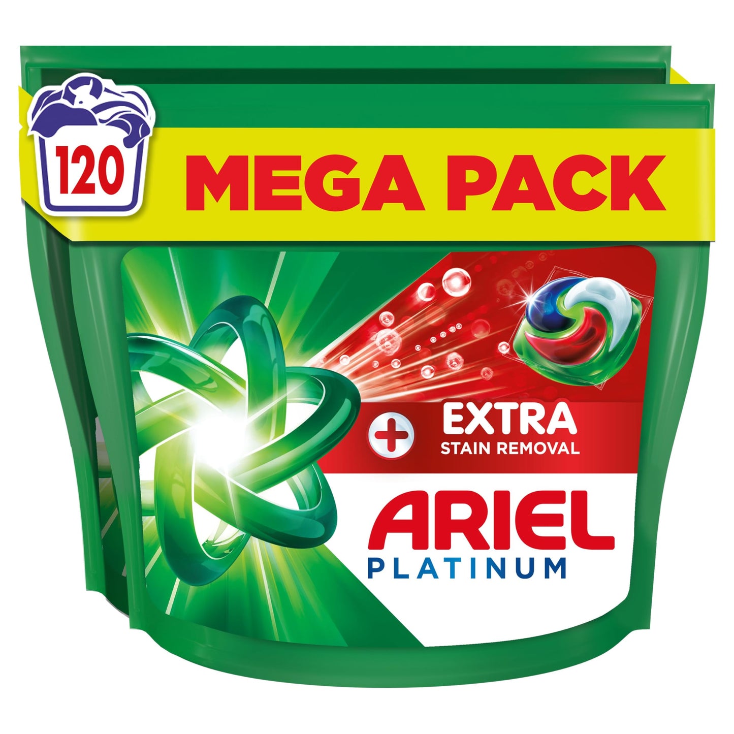 Ariel Platinum Washing Pods Extra Stain Removal (44ctx3) 132ct
