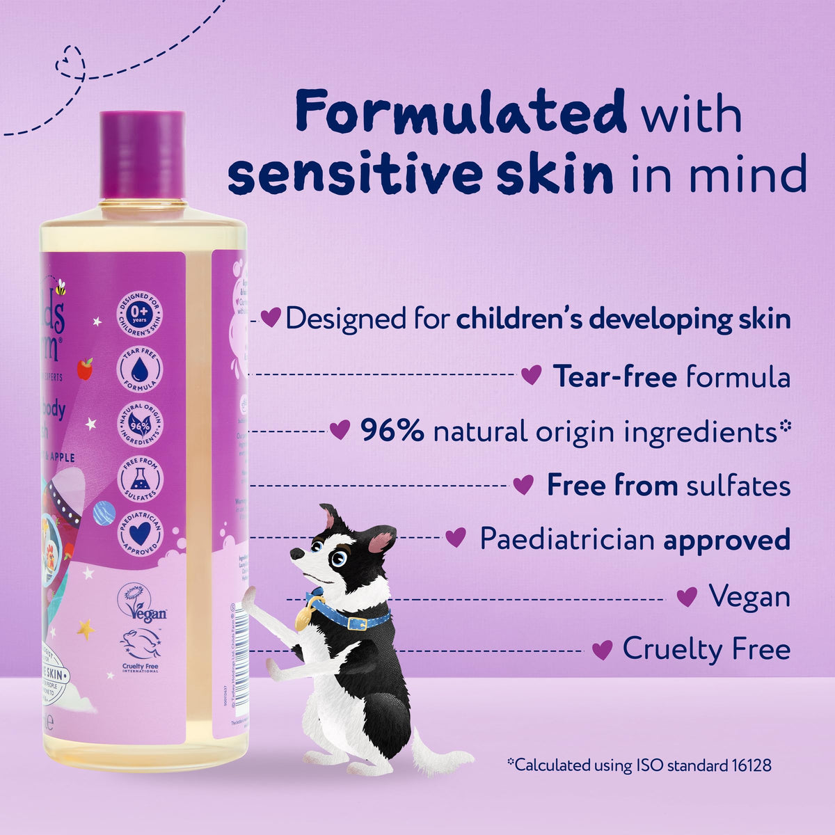 Childs Farm Kids Hair & Body Wash, Sweet Orange | Tear-free, Gently Cleanses | Suitable for Dry, Sensitive Skin, 500ml