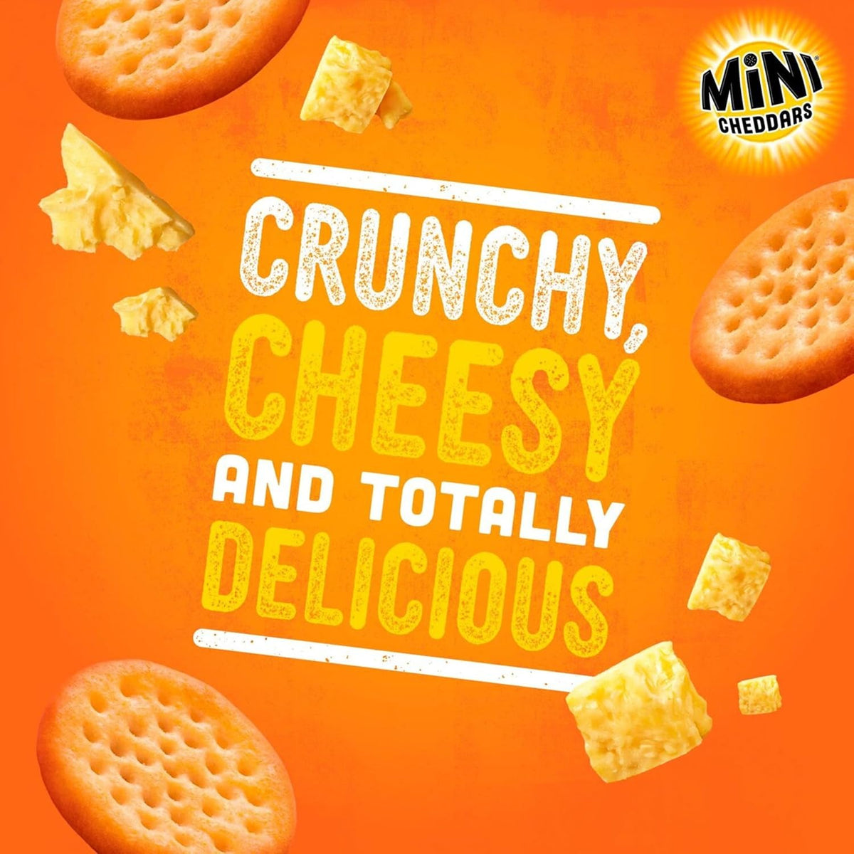 JACOB'S Mini Cheddars Original Multipack, 12 x 23 g Bags Per Pack