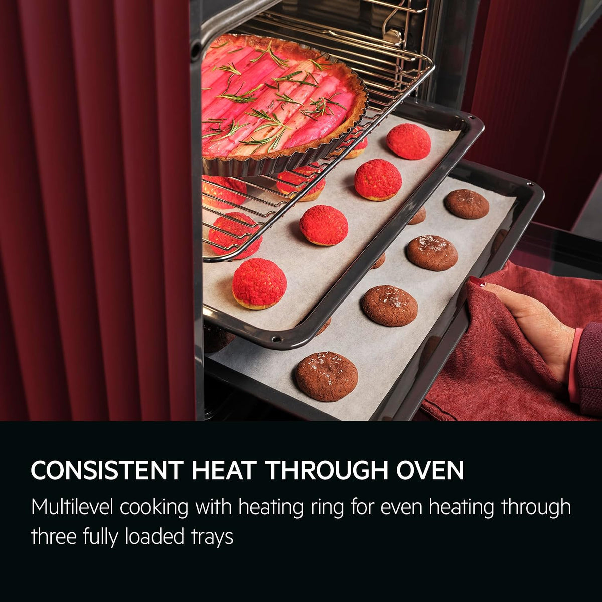 AEG Built-in Oven BEX535A61B, 72 L, Class A, Black