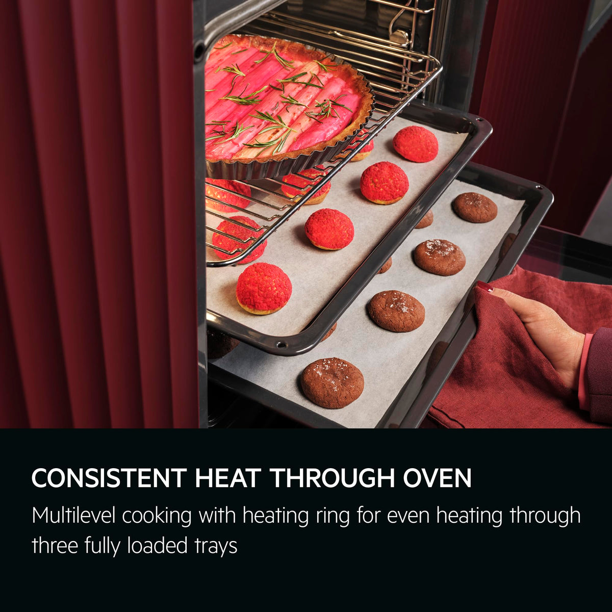 AEG Built-in Oven BEX535A61B, 72 L, Class A, Black