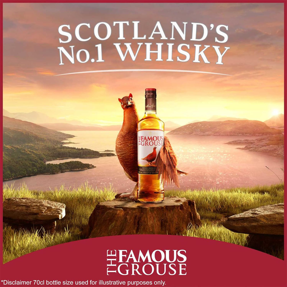 The Famous Grouse Finest | Scotch | Blended Whisky | Dried Fruit & Soft Spices | Scotland's Favourite Whisky for Over 40 Years | 40% ABV | 35 cl