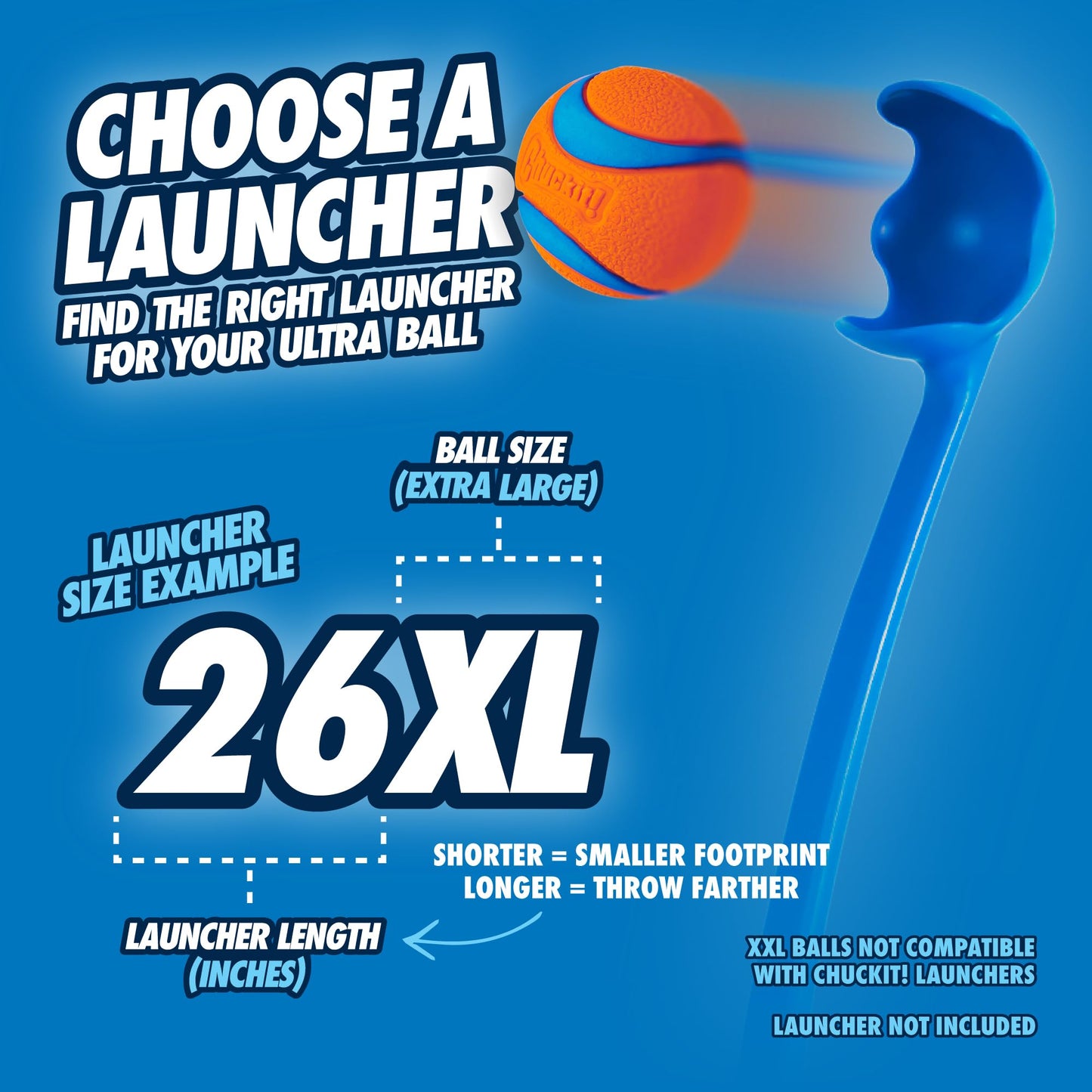 Chuckit! Ultra Ball, Durable High Bounce Rubber Dog Ball, Launcher Compatible, 2 Pack, Medium