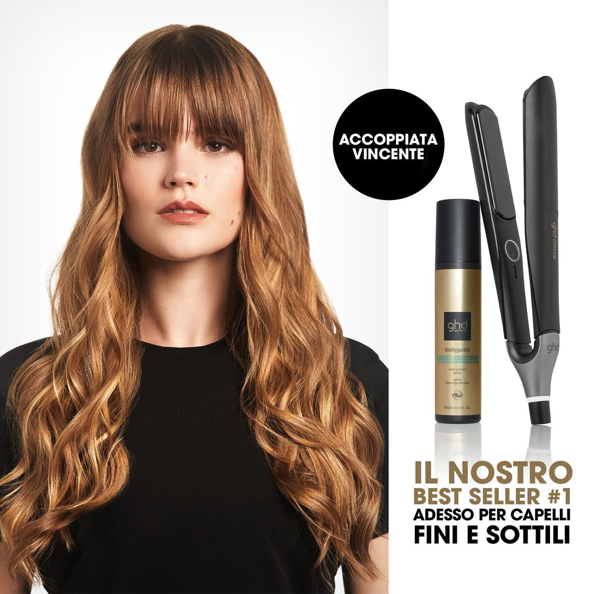 ghd Bodyguard Hair Heat Protect Spray, Lightweight Invisible Protection