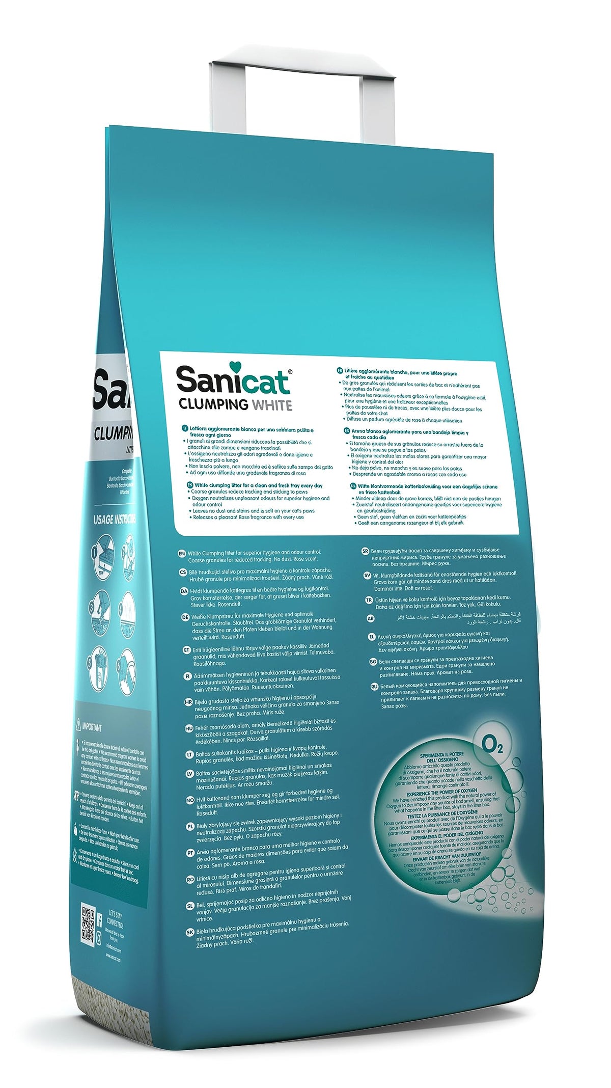 Sanicat - Classic Fragrance-Free cat litter 10L capacity